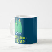 Mug Veste verte dans le lave Funny Master Golf (Devant gauche)