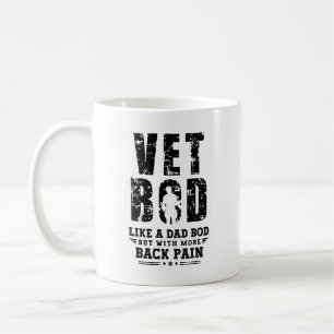 Mug Vet Bod Comme Papa Bod, Mais Avec Plus De Peur Dos