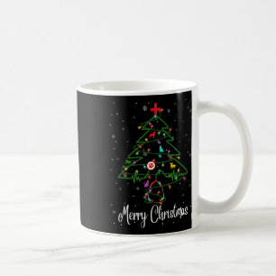 Mug Vet Tech Vétérinaire Arbre de Noël Joyeux Noël