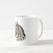 Mug Vêtement d'équitation - Cheval (Devant droit)