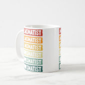 Mug Vêtement pour numismate numismate numismate (Devant gauche)