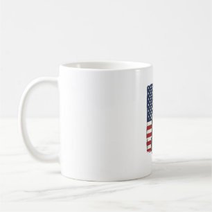 Mug Vêtement vintage chien patriotique drapeau américa
