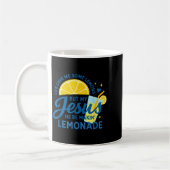 Mug Vêtements chrétiens Lemonade Jésus religieux (Gauche)