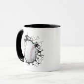 Mug Vêtements de baseball - Baseball (Devant gauche)