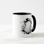 Mug Vêtements de baseball - Baseball (Devant droit)