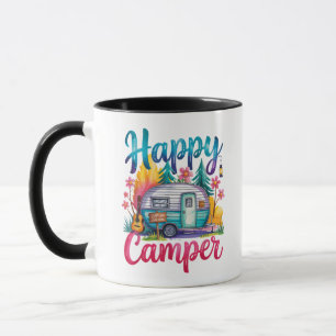Mug Vêtements de camping drôle de campeur heureux remo