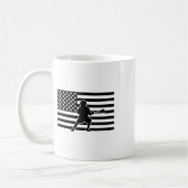 Mug Vêtements de crosse à drapeau américain - crosse (Gauche)