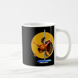 Mug Vêtements de danse drôle de dinde Pôle de danse Th