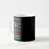 Mug Vêtements de Noël pour pêche laids B Poisson (Devant gauche)