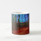 Mug Vêtements de peinture à l'huile de forêt de feu et (Centre)
