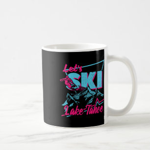 Mug Vêtements de ski vintage 80s 90s - Retro Lake Taho