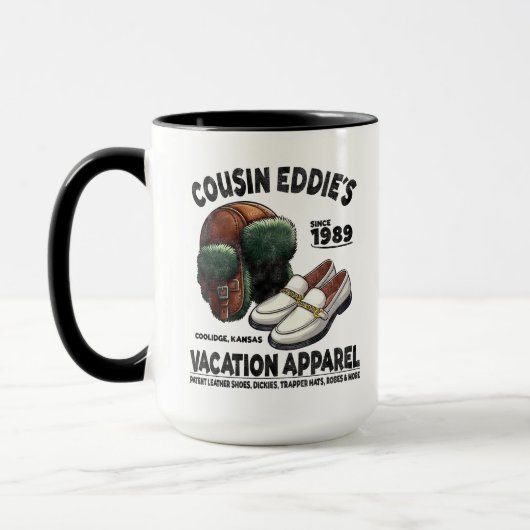 Mug Vêtements de vacances de Cousin Eddie (Gauche)