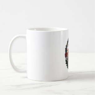 Mug Vêtements de vacances de gravure vintage de veau d