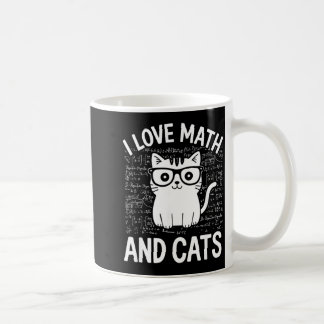 Mug Vêtements drôles de maths et de chats pour les ens