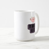 Mug Vêtements drôles de puissance cérébrale pour les (Devant droit)