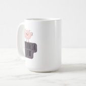 Mug Vêtements drôles de puissance cérébrale pour les (Devant gauche)