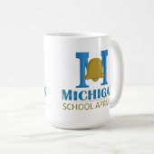 Mug Vêtements scolaires du Michigan (Devant droit)