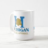 Mug Vêtements scolaires du Michigan (Devant gauche)