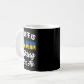 Mug Vêtements Ukraine - Conception incroyable de drôle (Devant gauche)