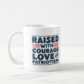 Mug Veteran Child - Raised With Courage (Gauche)