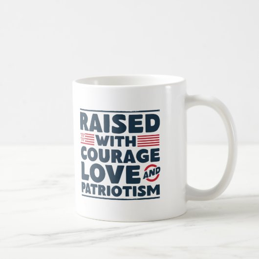 Mug Veteran Child - Raised With Courage (Droite)