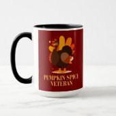 Mug Vétéran de la citrouille d'Action de grâce Spice (Gauche)