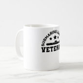 Mug Vétéran du service sous-marin - Conception militai (Devant gauche)