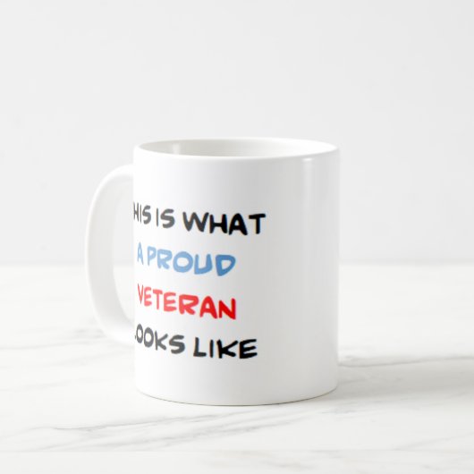 Mug vétéran, fier (Devant gauche)