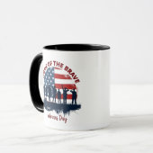 Mug Veterans Day Patriotic Tee (Devant gauche)