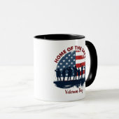 Mug Veterans Day Patriotic Tee (Devant droit)