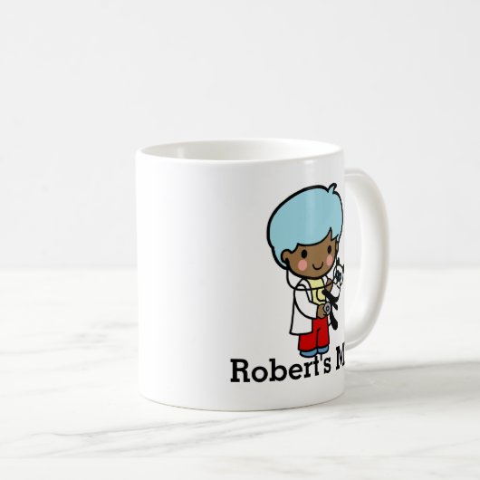 Mug Vétérinaire avec chat Kitty (Devant droit)