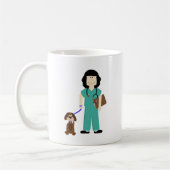 Mug Vétérinaire avec le chien (Gauche)
