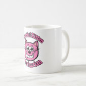 Mug Vétérinaire de chaton joyeux (Devant droit)