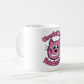 Mug Vétérinaire de chaton joyeux (Devant gauche)