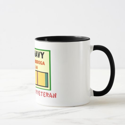 MUG VÉTÉRINAIRE DE GUERRE DE CVA-14 TICONDEROGA (Droite)
