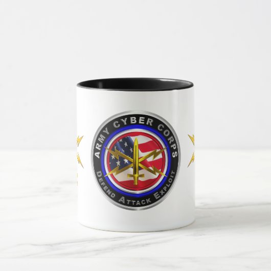 Mug Vétérinaire du Cyber Corps de l'Armée (Centre)