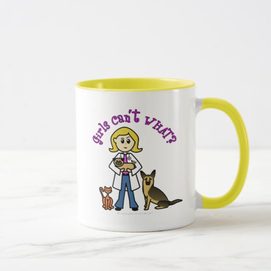 Mug Vétérinaire féminine blonde (Droite)