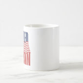 Mug Vétérinaire handicapé Fière patriotique drapeau am (Centre)