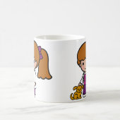 Mug Vétérinaire mignonne fille avec chiot (Centre)