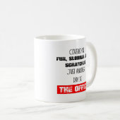 Mug Vétérinaire ou vétérinaire au bureau (Devant droit)