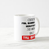 Mug Vétérinaire ou vétérinaire au bureau (Devant droit)