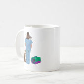 Mug Vétérinaire ou vétérinaire au bureau (Devant gauche)