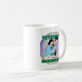 Mug Veterinary Microbiologist – Lab Science Design (Devant droit)