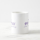 Mug Veuillez aller loin je suis introverting pourpre (Centre)