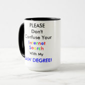 Mug Veuillez ne pas confondre le votre (Devant gauche)