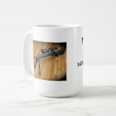 Mug Veuillez ne pas me tracasser jusqu'à cette tasse… (Devant gauche)