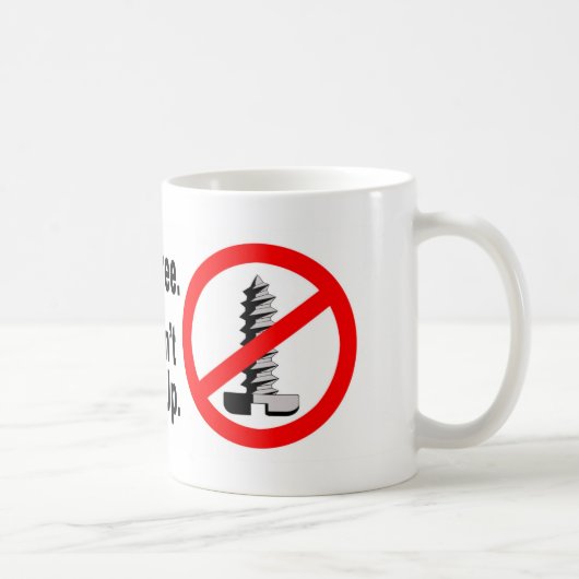 Mug Veuillez ne pas visser l'arbre de Joshua -2 (Droite)