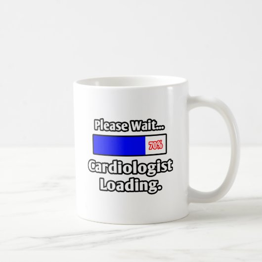 Mug Veuillez patienter...Cardiologue Chargement (Droite)
