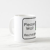 Mug Veuillez patienter... Recharge (Devant gauche)