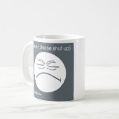 Mug Veuillez svp fermé (Devant gauche)